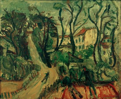 Ch. Soutine, paisagem com casas de Chaim Soutine