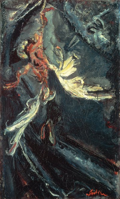 Pato pendurado, c. 1925 de Chaim Soutine