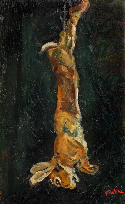 Lebre Pendurada, cerca de 1923. de Chaim Soutine