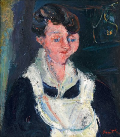 La Soubrette (Criada à espera), c.1933 (óleo sobre tela) de Chaim Soutine