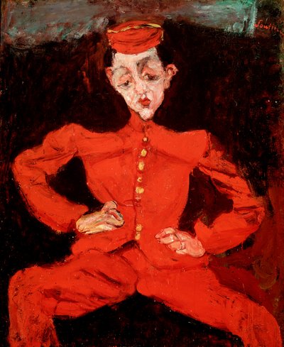 Pintura do Noivo por Chaim Soutine (1894-1944) de Chaim Soutine