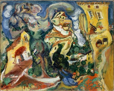 A Vila, cerca de 1923. de Chaim Soutine