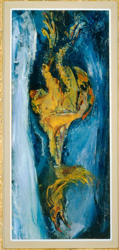 Le coq - um galo ... (pintura sobre tela) de Chaim Soutine