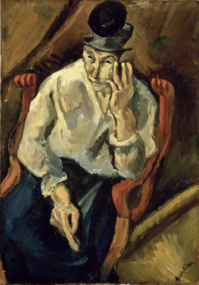 Homem, com, um, chapéu, c.1900 de Chaim Soutine