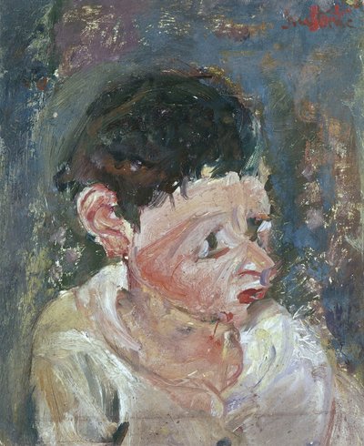 Retrato de menino (óleo sobre tela) de Chaim Soutine