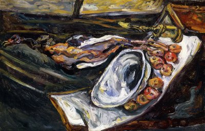 Ainda vida com faisão; Nature Morte au Faisan, 1918 de Chaim Soutine