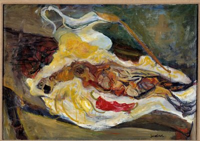 Natureza Morta com Pintura Faisão de Chaim Soutine (1893-1943) Século XX. Dim. 0,64 x 0,92m Paris, Musee de l