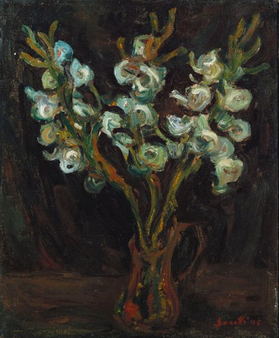 Os Gladíolos Azuis, c.1929 de Chaim Soutine