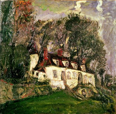 A casa em Oiseme, 1934 de Chaim Soutine
