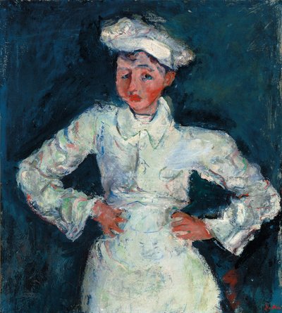 O pequeno cozinheiro de pastelaria; O Pequeno Patissier, c.1927 de Chaim Soutine
