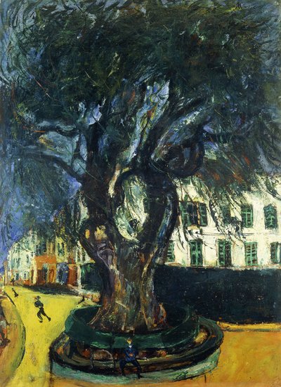 A árvore em Vence; A Árvore de Vence, c.1929 de Chaim Soutine