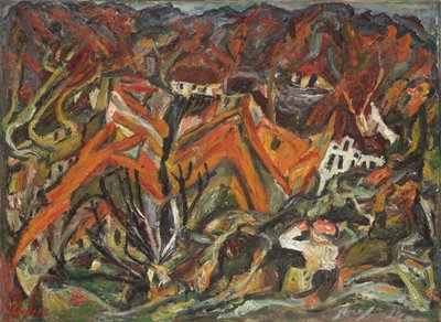 Vista da Vila; Vista da vila, 1921-1922 de Chaim Soutine