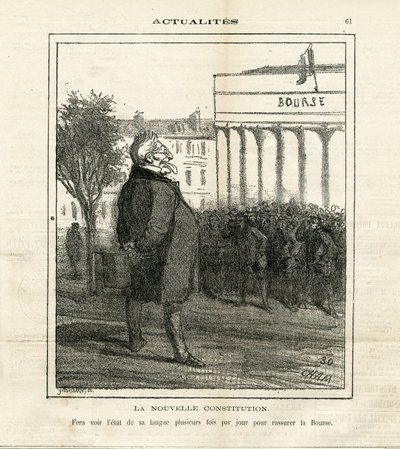 Ilustração de Cham (1819-1879) em Le Charivari de Amédée de Noé