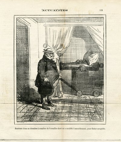 Ilustração de Cham (1819-1879) em Le Charivari de Amédée de Noé