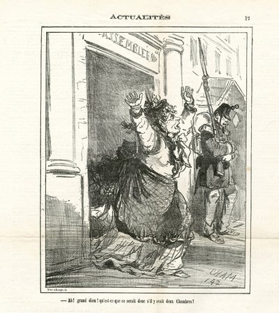 Ilustração de Cham (1819-1879) em O Charivari de Amédée de Noé