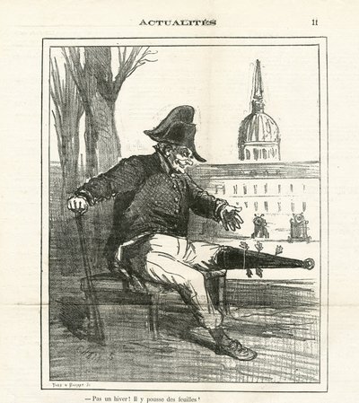 Ilustração de Cham (1819-1879) em O Charivari de Amédée de Noé