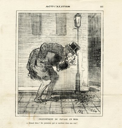 Ilustração de Cham (1819-1879) em O Charivari de Amédée de Noé