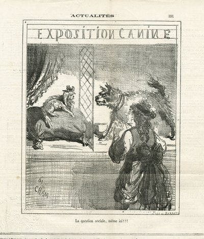 Ilustração de Cham (1819-1879) em O Charivari de Amédée de Noé