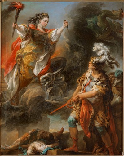 Mme (óleo sobre tela) de Charles-Amedee-Philippe van Loo