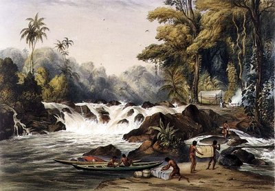 Catarata de Natal no Rio Berbice, de 