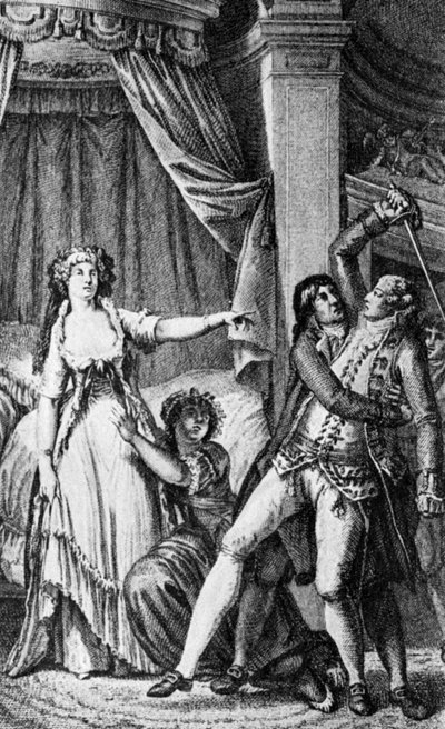 "Prévan e a Marquesa". de Charles (after) Monnet