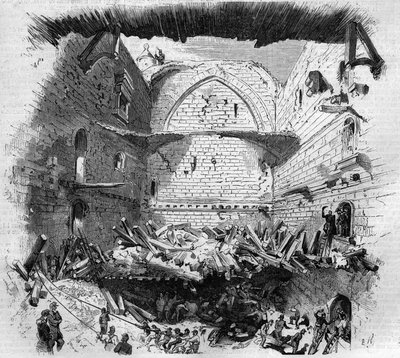 O colapso do Pavilhão de Vincennes, 29 de novembro de Charles (after) Yriarte