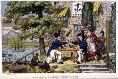 The Navy Tavern, Gibraltar, placa de 
