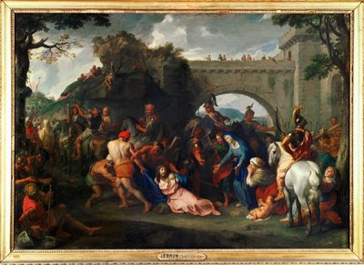 Carregando a cruz ... de Charles (studio of ) Le Brun