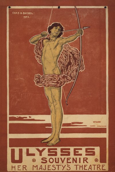 Capa de Souvenir de Ulisses de Stephen Phillips de Charles A. Buchel