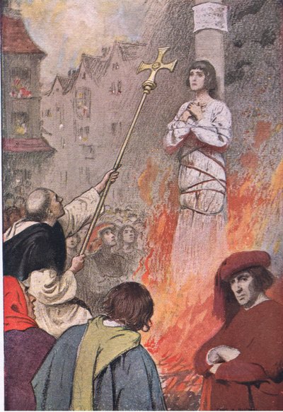 Em Rouen market place, de The Story of Jeanne D