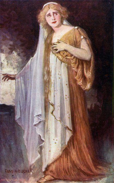 Penélope, Miss Lily Hanbury (lito colorido) de Charles A. Buchel