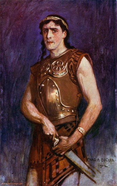 Telêmaco, Sr. Gerald Lawrence (lito colorido) de Charles A. Buchel
