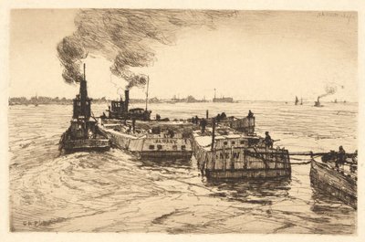 Barcos e rebocadores do canal de Charles A. Platt