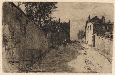 Rue de Mont Cenis, Montmartre de Charles A. Platt
