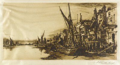 O Tamisa em Limehouse de Charles A. Vanderhoof