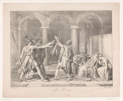 Juramento do Horatii
Les Horaces (título sobre o objecto) de Charles Achille D