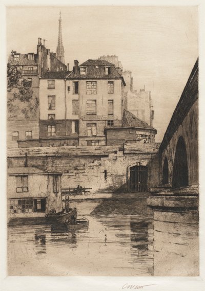Quai des Orfèvres, Paris, 1886. de Charles Adams Platt