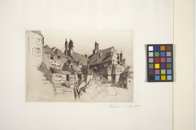 Centeio, Sussex (gravura em papel) de Charles Adams Platt