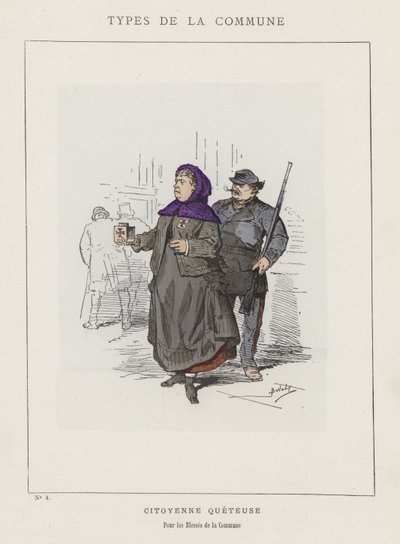 Cidadão Queteuse, pelas desgraças da Comuna de Charles Albert d Arnoux Bertall
