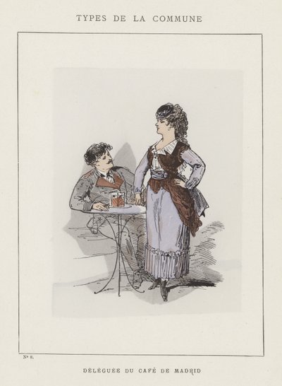 Deleguee du Cafe de Madrid de Charles Albert d Arnoux Bertall