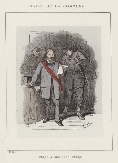 Ferre e seus executores de Charles Albert d Arnoux Bertall