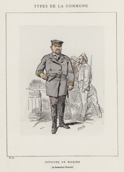 Oficial da Marinha, Comandante Durassier de Charles Albert d Arnoux Bertall