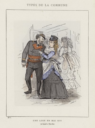 Uma Loja em Maio de 1871, In Duck Has Three Beaks de Charles Albert d Arnoux Bertall