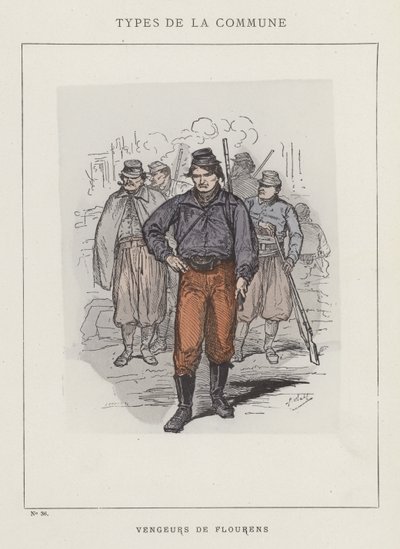 Vingadores de Flourens de Charles Albert d Arnoux Bertall