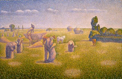 As colheitadeiras, 1892 de Charles Angrand