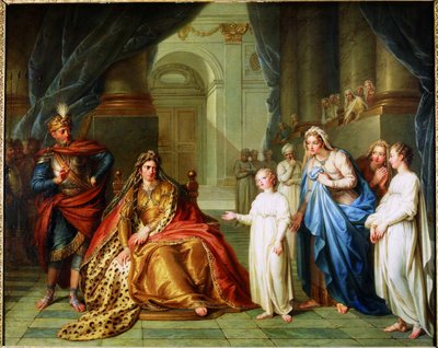 Atalia e Jeoás, 1741. de Charles Antoine Coypel