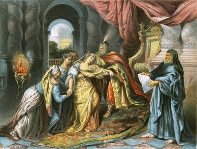 Ester antes de Assuero de Charles Antoine Coypel