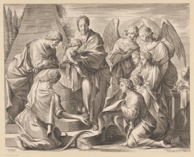 Educação de Cristo de Charles Audran