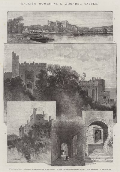 Castelo de Arundel de Charles Auguste Loye