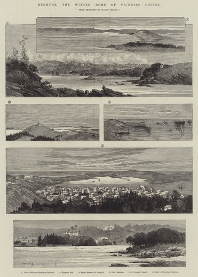 Bermuda, a casa de inverno da princesa Louise de Charles Auguste Loye
